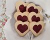 Valentine's Day Heart-Shaped Cookies via Writing In The Kitchen (@WritingInTheKitchen)